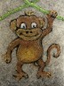 Валенки-самовалки "Веселые обезьянки" детские комбинированные