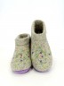 Тапочки-самовалки с вышивкой "Виолетта" 